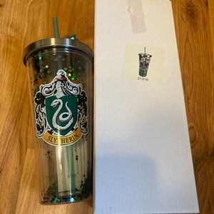 Slytherin Glitter Cold Cup 20 oz